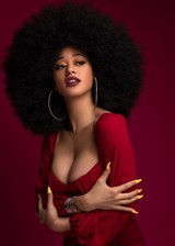 Sexy afro chick