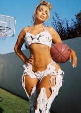 Amirah Dyme Displaying Her Big Booty While Playing Basketball
