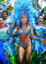 Anitta Filming a Clip in at Parade of Champions in Rio De Janeiro