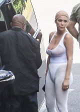 Bianca Censori and Kanye West Pack in Rome