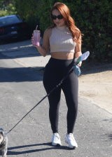 Francia Raisa out in Los Angeles