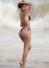 Nina Svet in bikini for a photoshoot with 138 Water